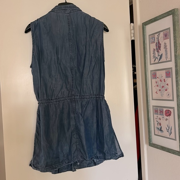 ❤️NWT.  Buffalo: David Bitton sleeveless, lightweight denim deep blue blouse. - Picture 6 of 8